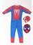 Işıklı Maskeli Beyaz Baskılı Marvel Spider-Man Kostümü Yeni Örümcek Adam Kostüm 1
