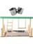 Parrot Kuş Perch Masa Üstü Orta ve Için Stand Oynabüyük Irklar Ev Yard Bahçesi Asılı Dekor | Kuş Oyuncakları (Yurt Dışından) 2