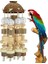 Kuş Papağan Oyuncak, Büyük Papağan Oyuncak Doğal Ahşap Blokları Kuş Çiğneme Oyuncak Papağan Kafes Bite Oyuncak Macaws Papağan Için Suits | Kuş Oyuncakları (Yurt Dışından) 4