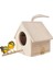 1 Adet Mini Kuş Evi Yuva Ahşap Yuva Ev Kuş Kutusu Ahşap Birdhouse Bahçe Dekorasyon Ahşap Kuş Kirement Ev Dekor | Kuş Kafesleri ve yuvalar (Yurt Dışından) 1