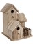 Ahşap Birdhouse Küçük Açık Bahçe Kuş Yuvalama Kutusu Kuş Evi Pet Malzemeleri Dekorasyon Kuşlar Için Uygun Dekorasyon Kumaştılar | Kuş Kafesleri ve yuvalar (Yurt Dışından) 1