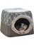 Kedi Mağarası Evi Yatak Pet Nest Uyku Tulumu 2 1 Katlanabilir Cuddly (L) (Yurt Dışından) 1