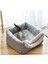 Kedi Mağarası Evi Yatak Pet Nest Uyku Tulumu 2 1 Katlanabilir Cuddly (L) (Yurt Dışından) 4