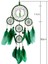 Yeşil Tüy Dream Catcher El Yapımı Duvar Asılı Kolye Dokuma Sanat Dekoru El Sanatları (Yurt Dışından) 2