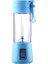 USB Şarj Edilebilir Taşınabilir Kolay Blender Mini Sıkacağı Çok Fonksiyonlu USB Şarj Suyu Kupası Meyve Elektrik Suyu Karıştırma Kupası | Sıkacaklar (Mavi) (Yurt Dışından) 1
