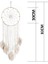 Bohemian Chic Makrome Duvar Asılı Goblen Mandala Ay Dreamcatcher Duvar Dekor Boho Dokuma Örme Goblenler Ev Dekorasyon | Dekoratif Gobiyeller (Yurt Dışından) 2