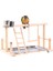 Pet Kuş Oyuncak Aktivite Merkezi Birdcage Kuş Perch Merdiven Hamak ile Standları Cockatiel Papağan Için Hamak Besleyici Bahçesi | Kuş Oyuncakları (Yurt Dışından) 1