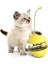 Dönen Kedi Oyuncaklar Sallanan Sızdıran Gıda Topu Komik Sopa Ayarlanabilir Snack Yavaş Gıda Interactive Dikkat Dikkat Etmek Bulmaca Oynamak | Kedi Oyuncakları (Sarı) (Yurt Dışından) 1