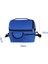 Taşınabilir Su Geçirmez Oxford Bez Yalıtımlı Öğle Yemeği Çanta Piknik Termal Soğutucu Piknik Çanta Omuz Çantaları Gıda Kutusu (Mavi) (Yurt Dışından) 2