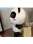 22 cm Peluş Oyuncaklar Hayvan Bebek Kawai Plushie Doğum Günü Hediyesi Yumuşak Komik Peluch Bebekler Panda Yastıklar Kanepe Ev Flaş Blue Smiley | Doldurulmuş peluş Hayvanlar (Yurt Dışından) 3