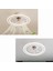 48 cm Yatak Odası Tavan Fanı Lambası, 220VLED Üç Hızlı Hız Düzenleme, Modern Çocuk Odası Oturma Odası Yemek Odası ile Fan Işık, Beyaz (Yurt Dışından) 4