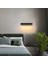 LED Başucu Lambası, 85-265 (V) LED 7 W Basit Yatak Odası Koridor Duvar Lambası Başucu Döner Duvar Lambası, Siyah (Yurt Dışından) 2