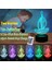 Meditasyon Yoga Catoon Şekli Gece Lambası 3D Optik Illusion Işıkları 7-Renk Akıllı Dokunmatik Düğme Kontrol Masa Lambası Dekor Odası Tatil Crea (Yurt Dışından) 2