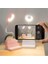 Lambalar 3 In1 LED USB Şarj Okuma Kitap Lambası Pembe (Yurt Dışından) 2