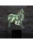 3D Animal Wolf Gece Lambası 7 Renk Değişimi LED Masa Masası (Yurt Dışından) 4