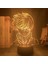 3D LED Lamba Anime My Hero Academia Shoto Todoroki Yüz (Yurt Dışından) 1