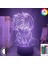 3D LED Lamba Anime My Hero Academia Shoto Todoroki Yüz (Yurt Dışından) 2