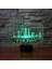 3D New York Binası Gece Lambası 7 Renk Değişimi LED Tablosu (Yurt Dışından) 4