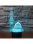 3D Islam Müslüman Kalesi Gece Lambası 7 Renk Değişimi LED (Yurt Dışından) 1