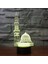 3D Islam Müslüman Kalesi Gece Lambası 7 Renk Değişimi LED (Yurt Dışından) 4
