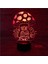 Benekli Mantar 3D Görsel Dokunmatik Masa Lambası LED (Yurt Dışından) 2