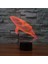 3D Shark Balina Gece Lambası 7 Renk Değişimi LED Masa Masası (Yurt Dışından) 3