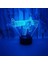 3D Gun Pistole Gece Işığı İçin LED Lamp İllüzyon 7 (Yurt Dışından) 3