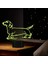Pet Köpek 3D İllüzyon Lamba Dokunmatik LED Gece Lambası Akrilik (Yurt Dışından) 4