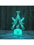 3D Gun Gece Işığı Lambası İllüzyon 7 Renk İçin (Yurt Dışından) 4