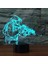Sevimli Mantar 3D LED Gece Lambası Masa Masa Optik (Yurt Dışından) 3