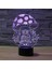 Sevimli Mantar 3D LED Gece Lambası Masa Masa Optik (Yurt Dışından) 2