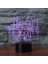 Renkli Kaya Davul Seti Akrilik 3D LED Lamba Görsel Dokunuş (Yurt Dışından) 4