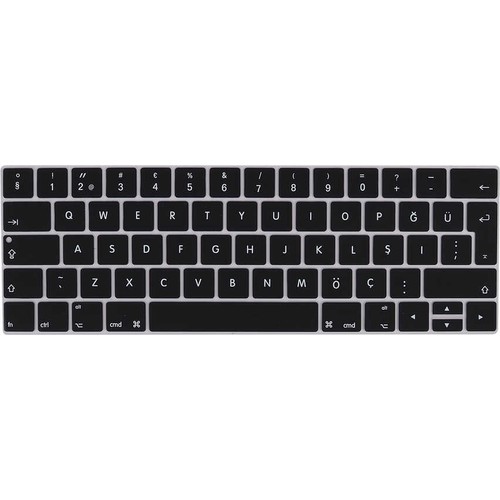 Apple Macbook Pro 15' 2017 A1707 Q Klavye Koruyucu Silikon Ped