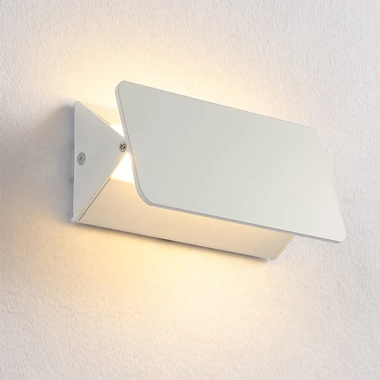 Xinh Maxmer 5 W Modern LED Duvar Işıkları Yukarı Aşağı Duvar Lambası Ayarlanabilir Işın Açı Duvar Aplik, Sıcak Beyaz (Yurt Dışından)