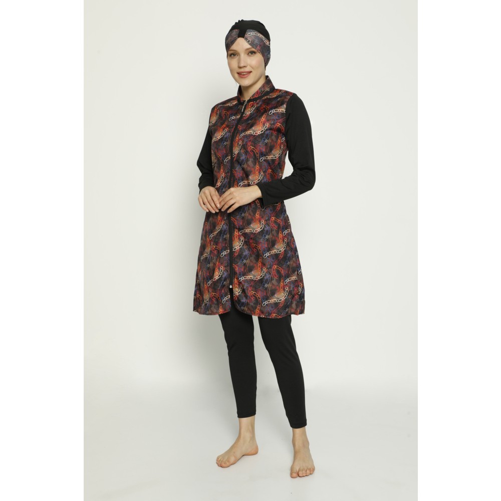 Trend Sizde Paraşüt Dijital Baskı Tesettür Mayo Fiyatı