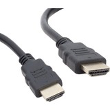 Strongart Powermaster Plastik Düz Siyah 1.5 Metre HDMI Kablo Poşetli