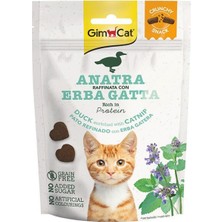 Gimcat Tahılsız Ördek ve Kedi Otlu Atıştırmalık Kedi Ödül Bisküvisi 50 gr