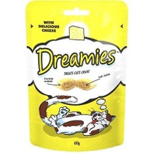 Brit Care Dreamies Içi Dolgulu Peynirli Kitir Kedi Ödülü 60 gr