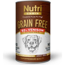 Bozita Nutri Canin Tahılsız Geyik Etli Köpek Konservesi 400 gr