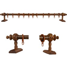 Officeofsy Ahşap Rustik 28MM-125CM 