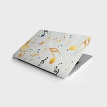 Sticker Art Laptop Sticker Bilgisayar Notebook Pc Kaplama Etiketi Renkli Notalar