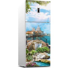 Sticker Art Buzdolabı Sticker Kaplama Dolap Kaplama Etiketi Venedik Kolaj