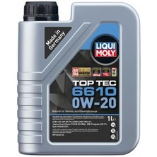 Liqui Moly Top Tec 6610 0W-20 1 Litre Motor Yağı ( Üretim Yılı: 2023 )