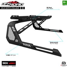 S-Dizayn Sdx 4WD Off Road Toyota Hilux 8 Sepetli Çelik Roll Bar V1 2015 Üzeri