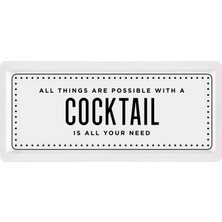 The Mia Dikdörtgen Servis Cocktail - 35 x 16 cm