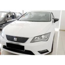 Ebal Oto Seat Leon Mk3 Yarasa Ayna Kapağı Batman Piano Black 2012-2020