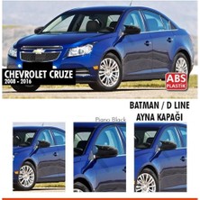 Ebal Oto Chevrolet Cruze Batman Yarasa Ayna Kapağı Piano Black / 2012-2016