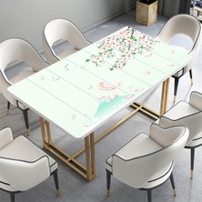 Sticker Art Masa Kaplama Folyosu Mobilya Masa Kaplama Folyoları Çiçek Yaprakları