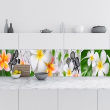 Sticker Art Mutfak Tezgah Arası Folyo Fayans Kaplama Folyosu 3D Spa 60X400 cm