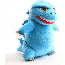 Godzilla Peluş Oyuncak Yumuşak Peluş Bebek (Mavi)